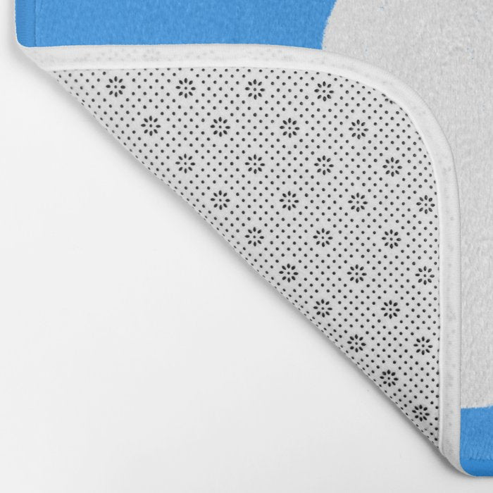 Cat Power! (Sky Blue & Pink) Bath Mat Gallery Image 2