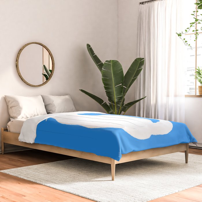 Cat Power! (Sky Blue & Pink) Comforter Gallery Image 2