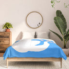 Cat Power! (Sky Blue & Pink) Comforter Gallery Image 3