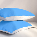 Cat Power! (Sky Blue & Pink) Pillow Sham Gallery Image 3