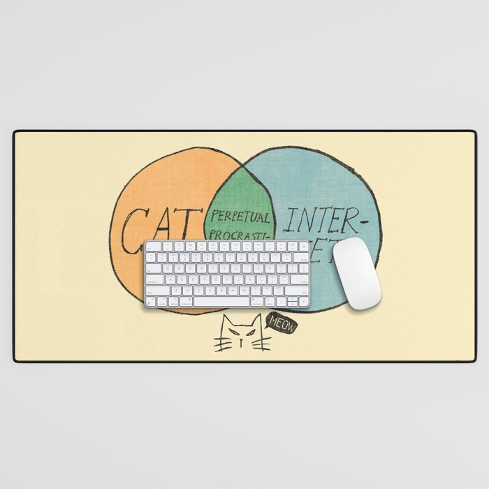 Perpetual procrastination Desk Mat Gallery Image 1