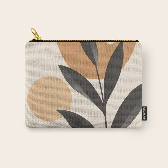 Abstract Minimal -Plant 9 Carry All Pouch Gallery Image 1