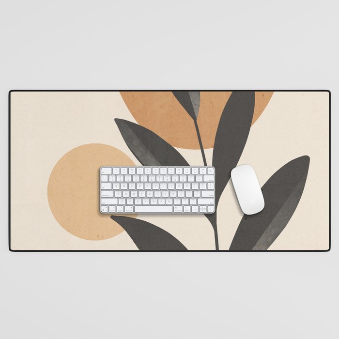 Abstract Minimal -Plant 9 Desk Mat Gallery Image 1