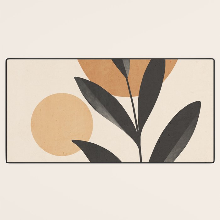 Abstract Minimal -Plant 9 Desk Mat Gallery Image 3