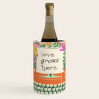 Floral typewriter Wine Chiller Gallery Image 1