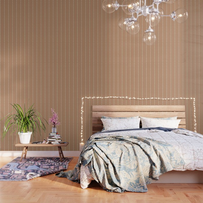 Boho Botanical Dots - Terracotta Wallpaper Gallery Image 3