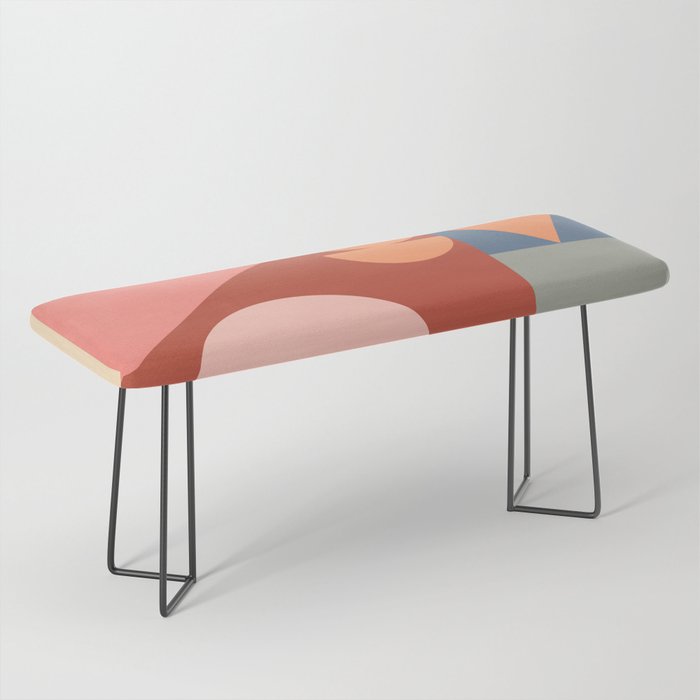 Abstract Geometric Shapes 32 Bench Gallery Image 1