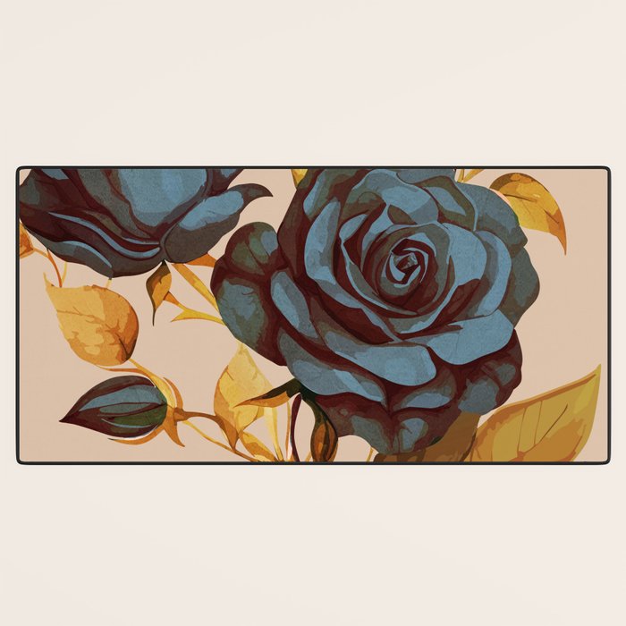 Flowers In Vase 4  Desk Mat Gallery Image 3