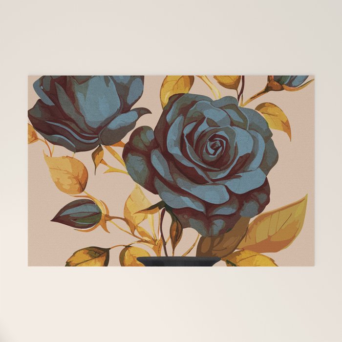 Flowers In Vase 4  Welcome Mat Gallery Image 1
