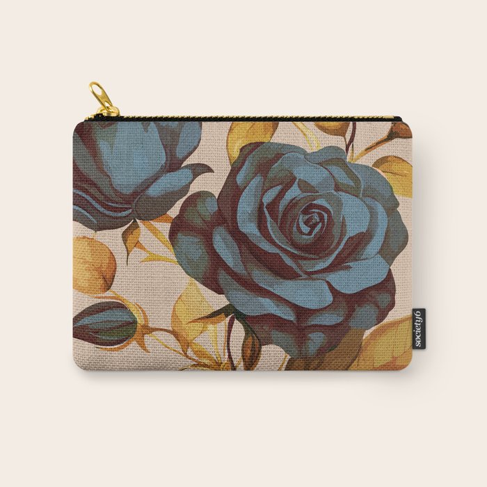 Flowers In Vase 4  Carry All Pouch Gallery Image 1