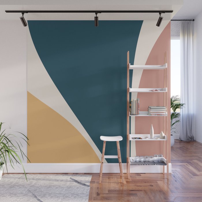 Minimalist Plant Abstract LXVI Wall Mural Gallery Image 1