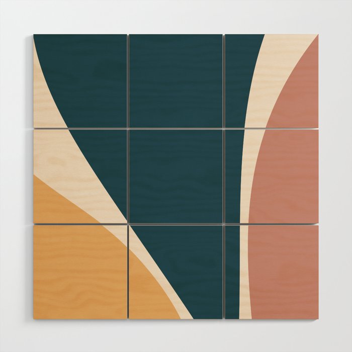 Minimalist Plant Abstract LXVI Wood Wall Art Gallery Image 1