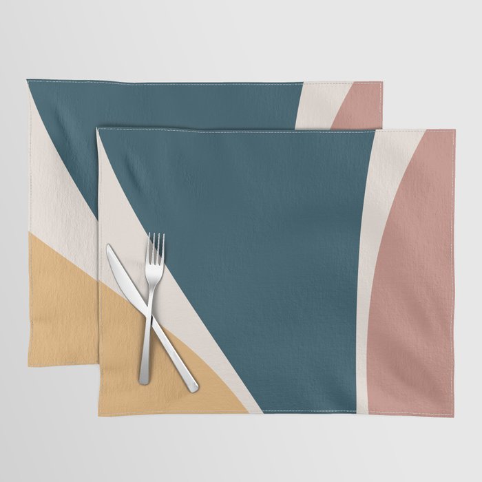 Minimalist Plant Abstract LXVI Placemat Gallery Image 1