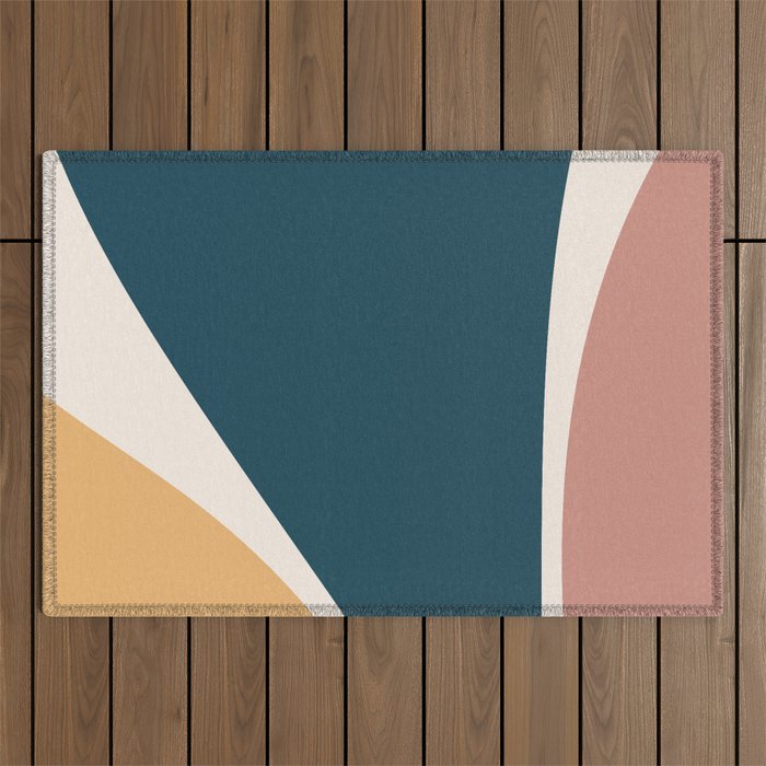 Minimalist Plant Abstract LXVI Outdoor Rug Gallery Image 1