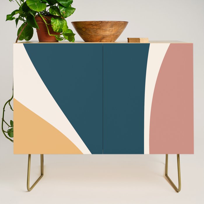 Minimalist Plant Abstract LXVI Credenza Gallery Image 1