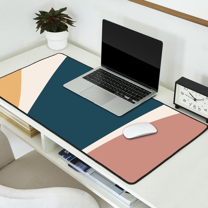 Minimalist Plant Abstract LXVI Desk Mat Gallery Image 2