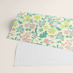 Classic Chinese-Inspired Pastel Floral Pattern Wrapping Paper Gallery Image 2