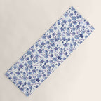 Blue Flowers 4 Yoga Mat Gallery Image 1