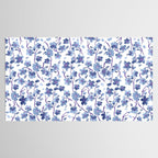 Blue Flowers 4 Tablecloth Gallery Image 2
