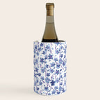 Blue Flowers 4 Wine Chiller Gallery Image 1