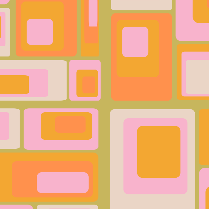 midcentury mod squares 70s tv set palette Coffee Mug Gallery Image 2
