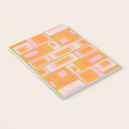 midcentury mod squares 70s tv set palette Notebook Gallery Image 3