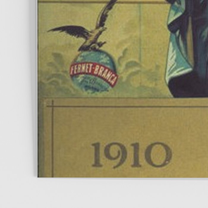1910 Fernet Branca Liqueur Aperitif Advertisement Poster Print Poster Gallery Image 3