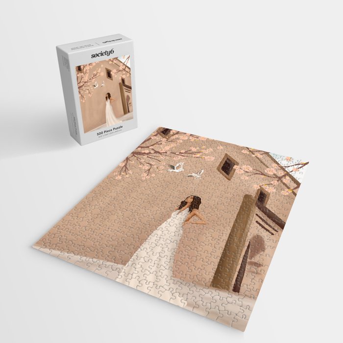 New White Dress Jigsaw Puzzle Gallery Image 2