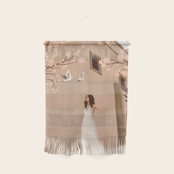 New White Dress Wall Hanging Gallery Image 1