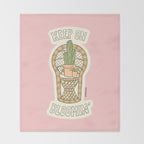 KEEP ON BLOOMIN' Throw Blanket Gallery Image 2