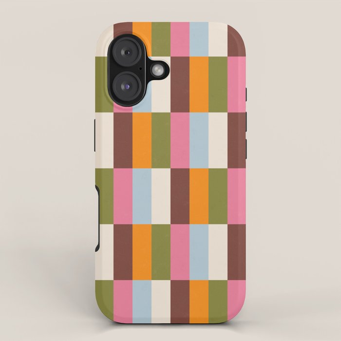 Color Block Stripes iPhone Case Gallery Image 1