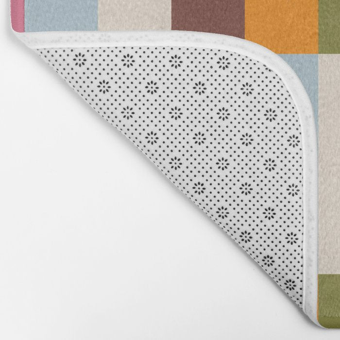 Color Block Stripes Bath Mat Gallery Image 2
