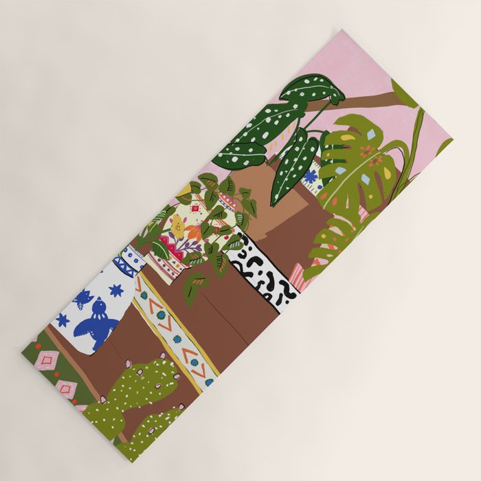 Bohemian stairs Yoga Mat Gallery Image 1