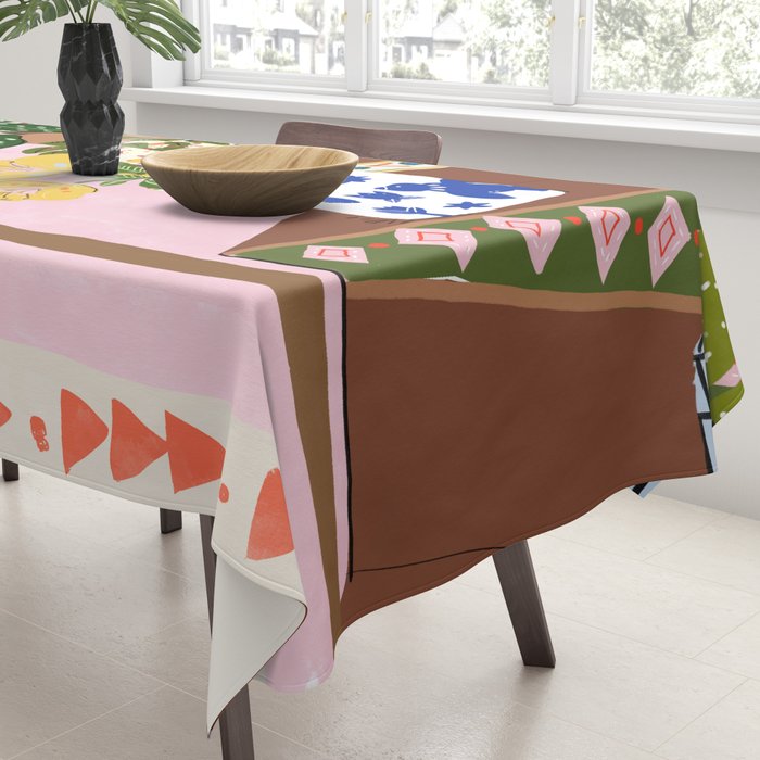 Bohemian stairs Tablecloth Gallery Image 3