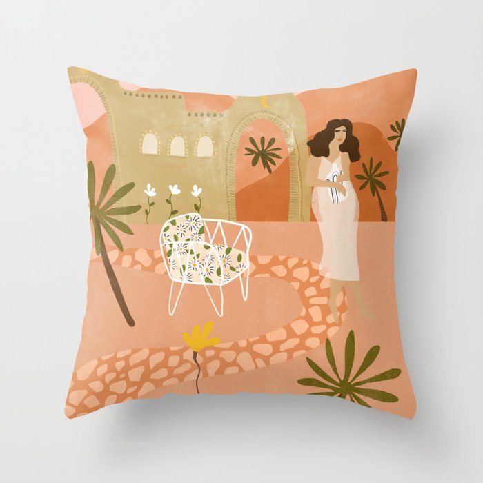 Safari Home Throw Pillow Gallery Image 1