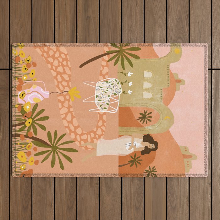 Safari Home Outdoor Rug Gallery Image 1