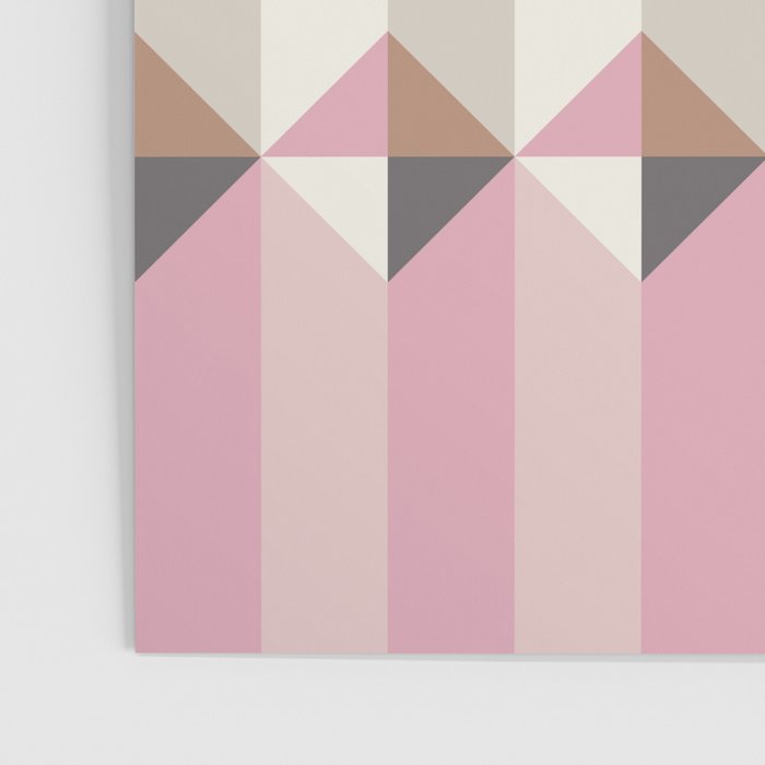 Soft Geometric Blush Pattern Poster Gallery Image 3