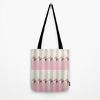 Soft Geometric Blush Pattern Tote Bag Gallery Image 2