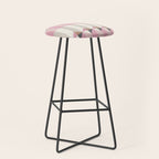Soft Geometric Blush Pattern Stool Gallery Image 1
