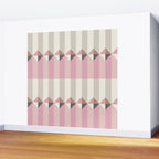 Soft Geometric Blush Pattern Wall Mural Gallery Image 2