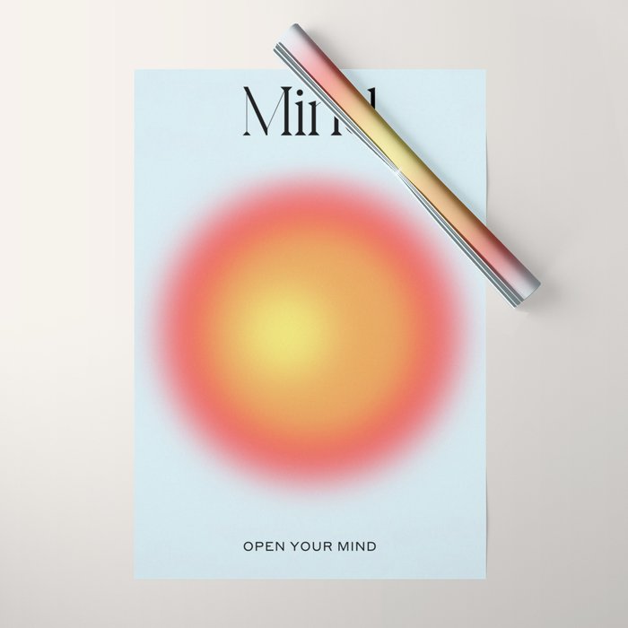 Mind: Aura Gradient 01 Wrapping Paper Gallery Image 1