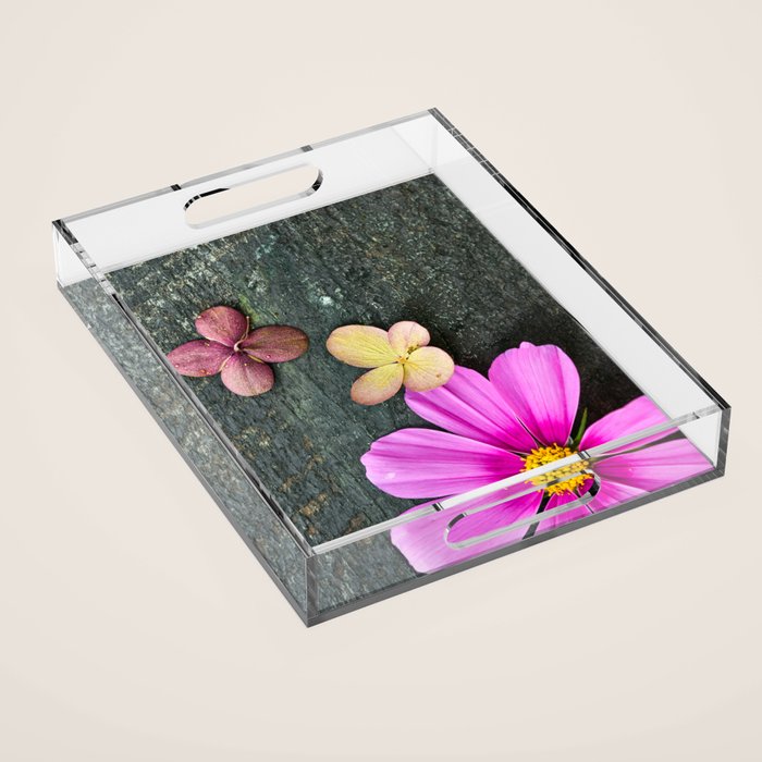 Flowers of Summer Acrylic Tray Gallery Image 1
