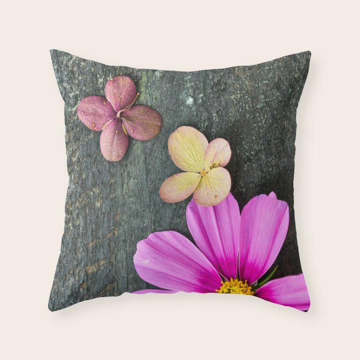 Flowers of Summer Throw Pillow Gallery Image 1