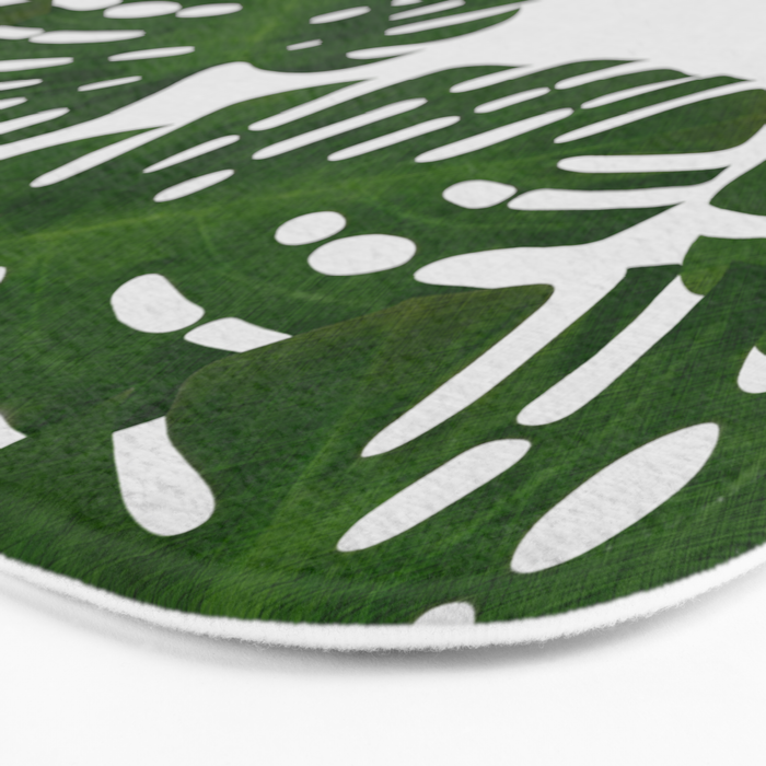 Monstera Leaf I Bath Mat Gallery Image 3