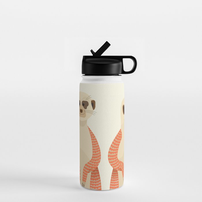 Whimsical Meerkats Water Bottle Gallery Image 1