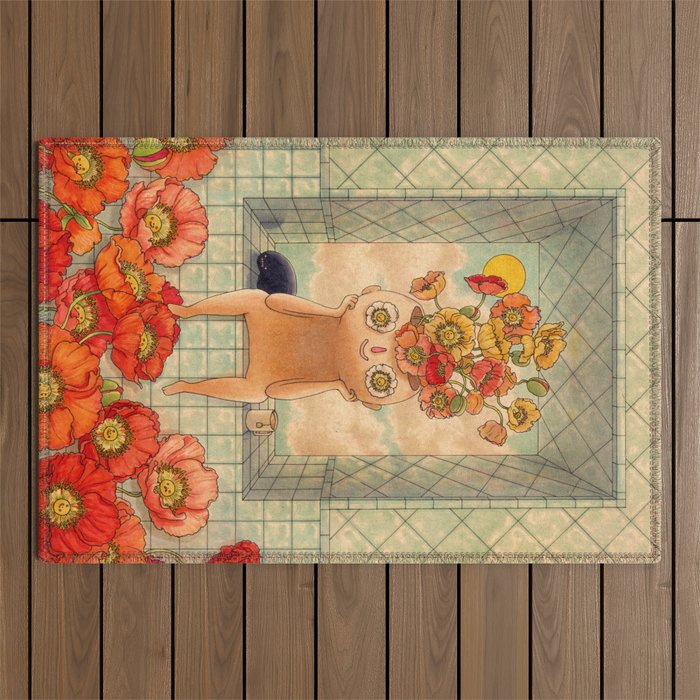 Poppy Season Outdoor Rug Gallery Image 1