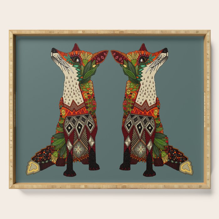 fox love Serving Tray Gallery Image 1