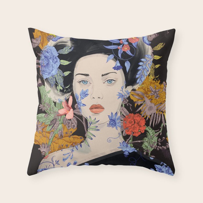 Blooming 25 Throw Pillow Gallery Image 6