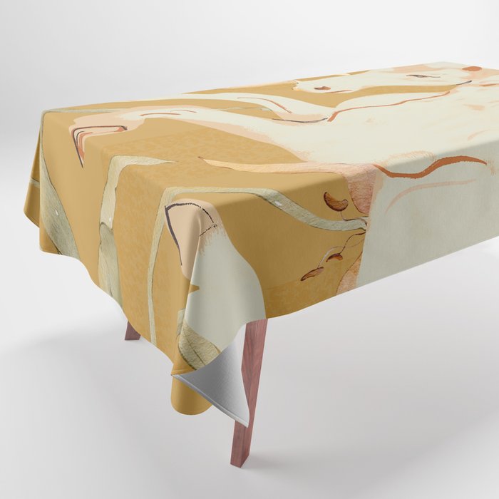 Minimal Abstract Art Horse Tablecloth Gallery Image 1