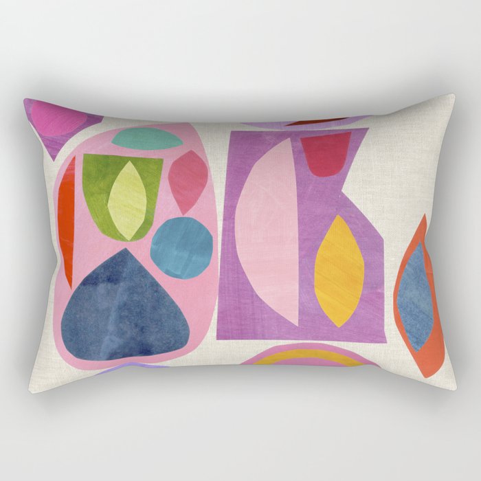 Midnight Mirror ii Rectangular Pillow Gallery Image 1